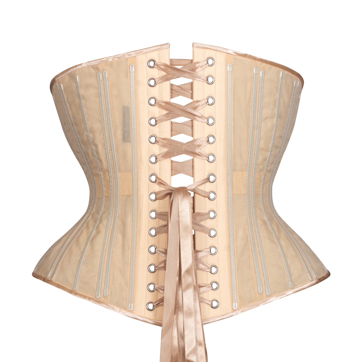 Beige Fine Mesh No Line Libby Corset (Libra Gentle Silhouette, Regular)