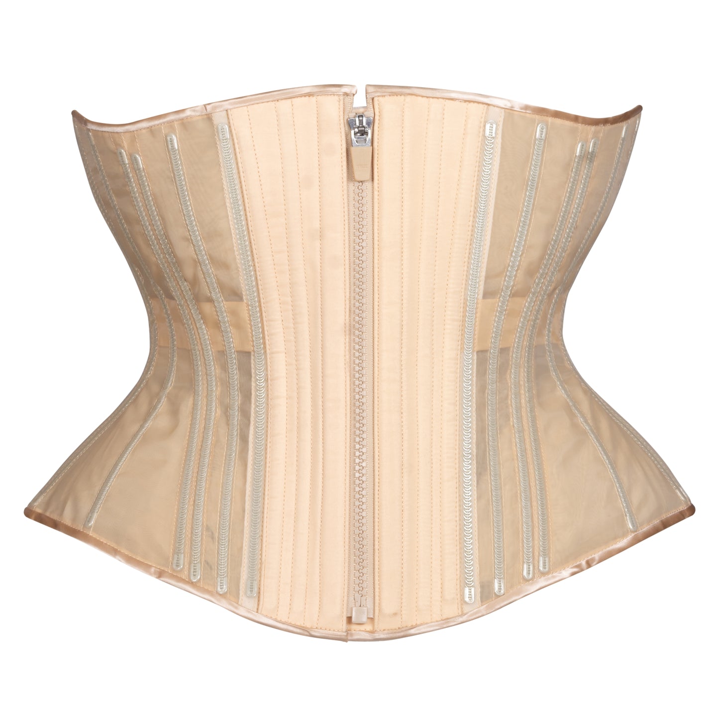 Beige Fine Mesh No Line Libby Corset (Libra Gentle Silhouette, Regular)