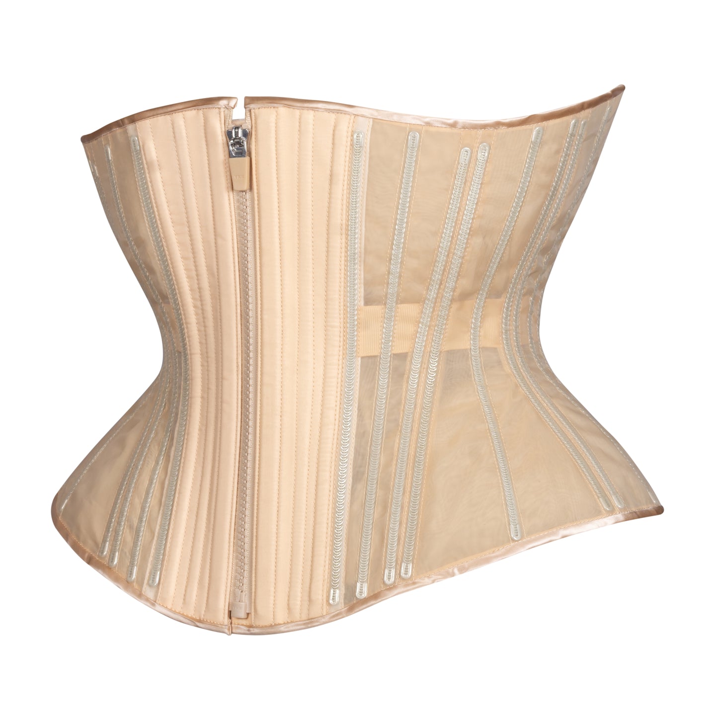 Beige Fine Mesh No Line Libby Corset (Libra Gentle Silhouette, Regular)
