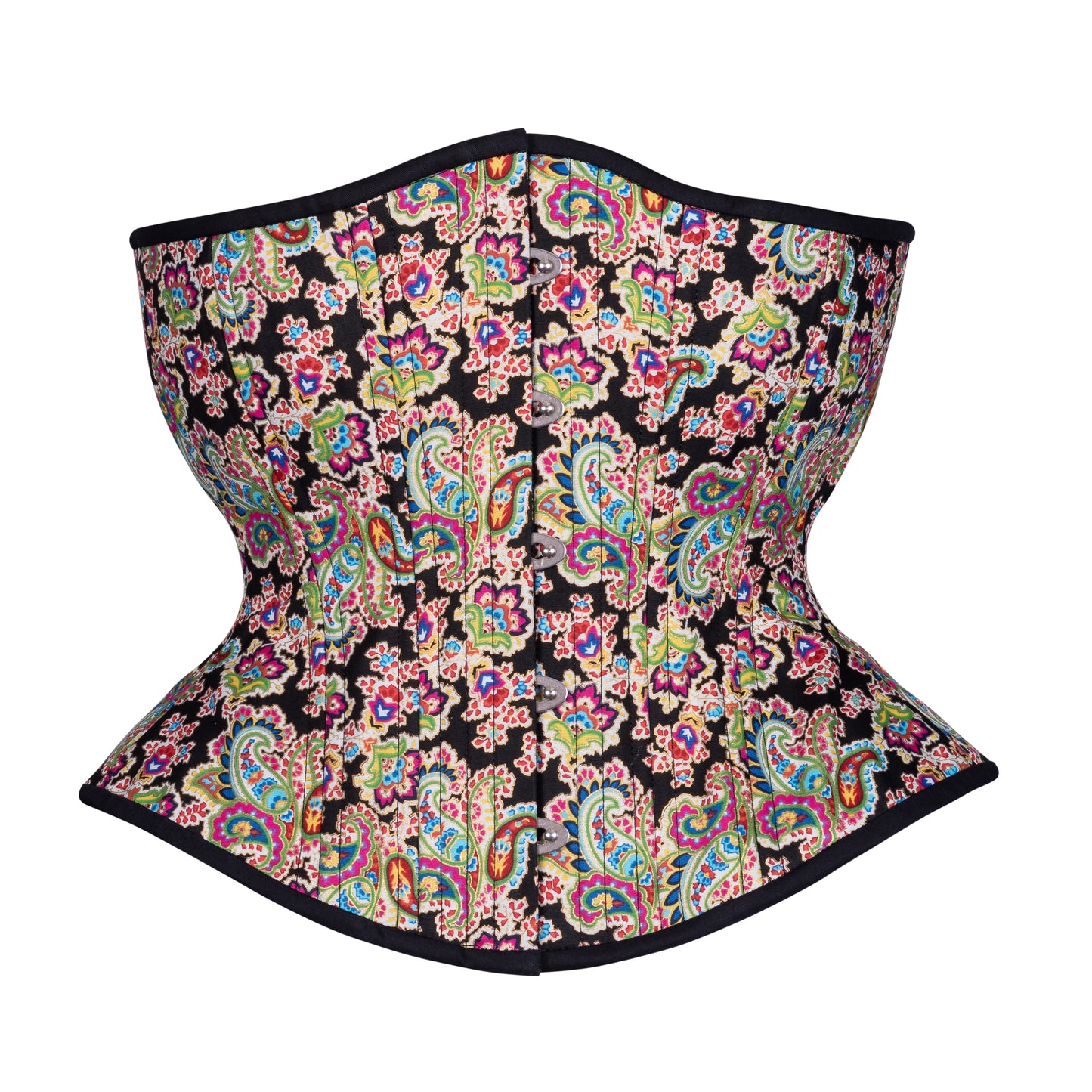 Rainbow Fractals Novice Corset, Hourglass Silhouette, Regular
