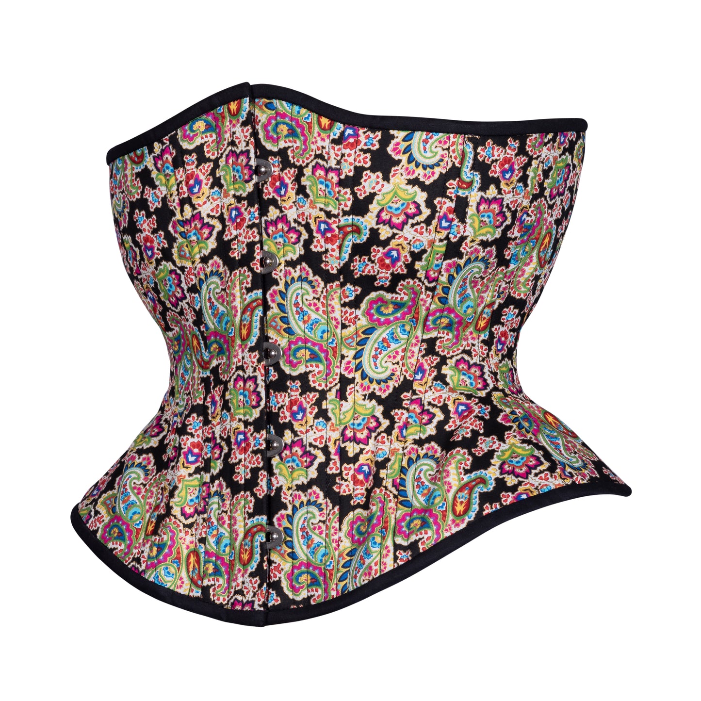 Rainbow Fractals Novice Corset, Hourglass Silhouette, Regular