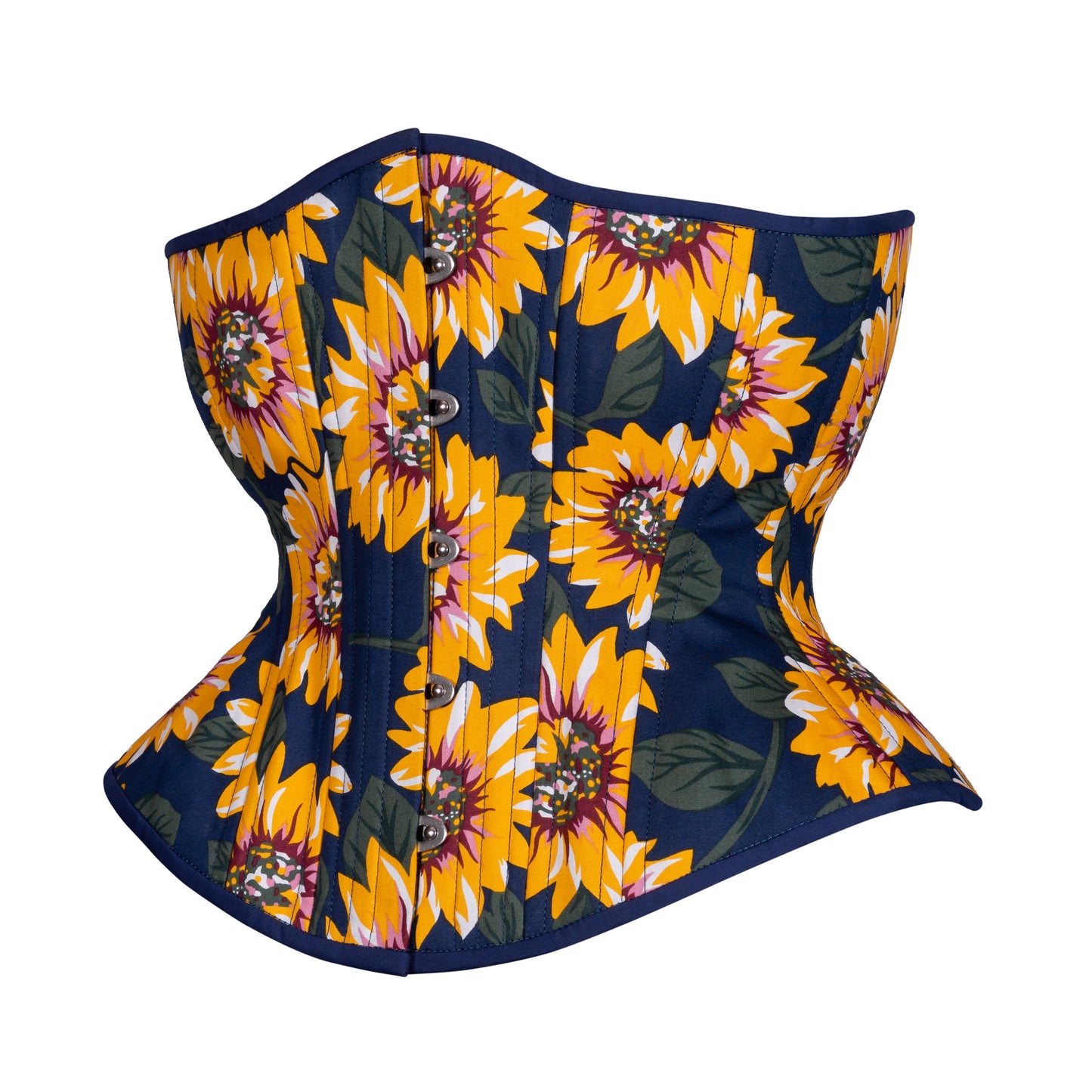 Sunflowers at Dusk Novice Corset, Hourglass Silhouette, Regular