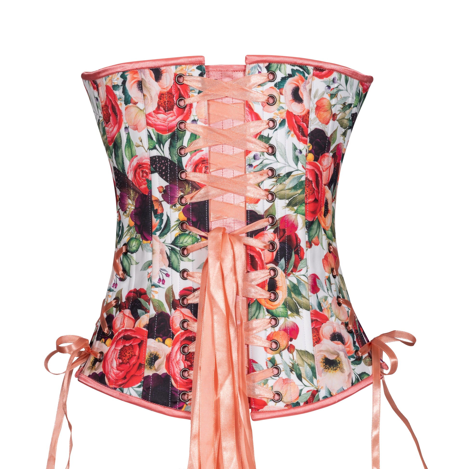 Peonies in Bloom Overbust, Slim Silhouette, Regular