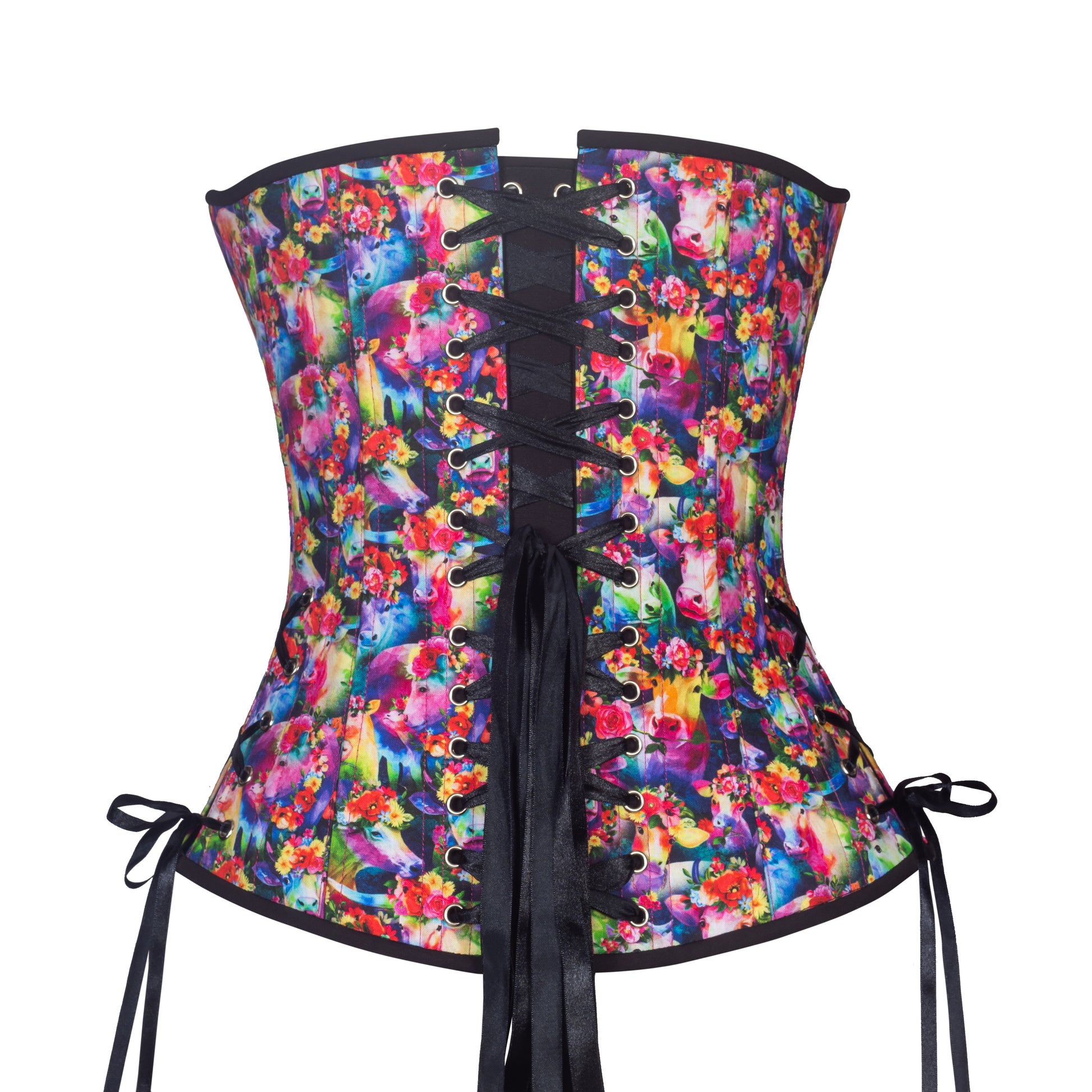 Cosmic Cows Overbust, Slim Silhouette, Regular