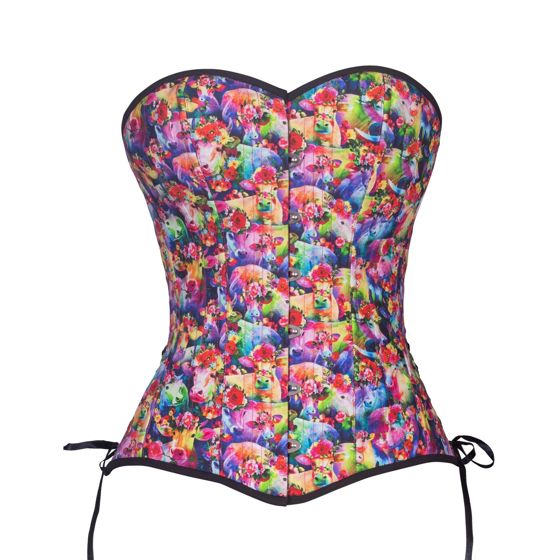 Cosmic Cows Overbust, Slim Silhouette, Regular