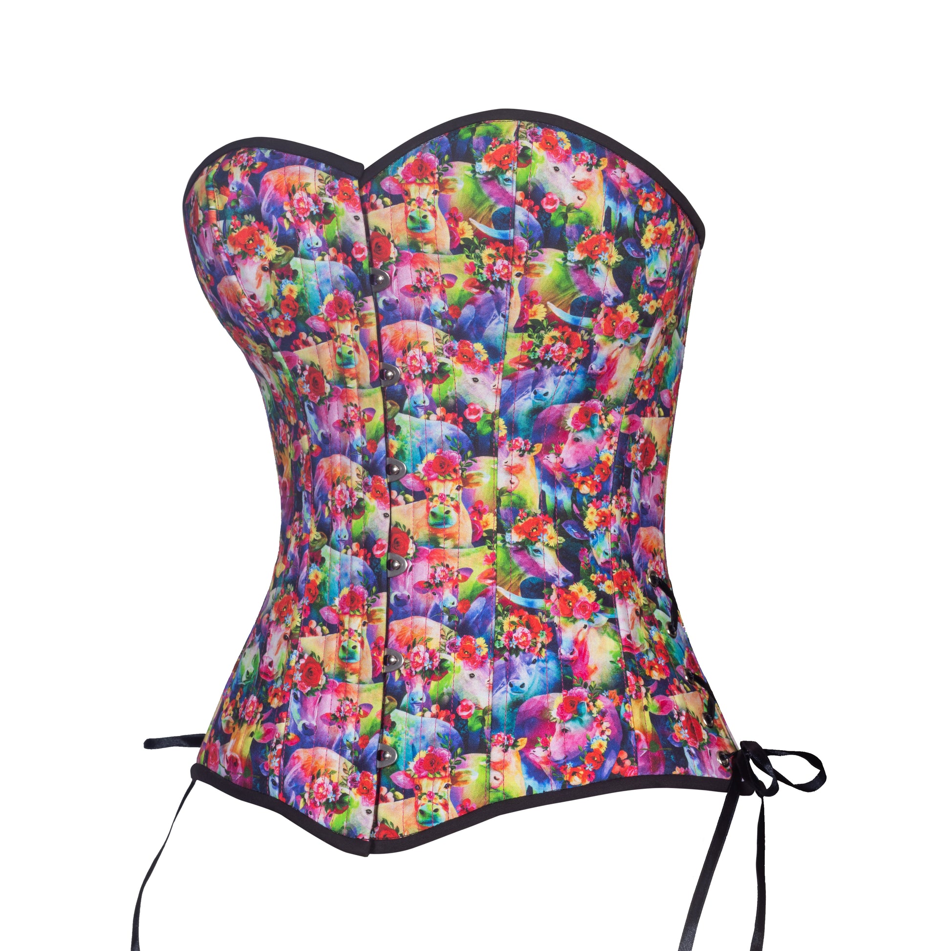 Cosmic Cows Overbust, Slim Silhouette, Regular