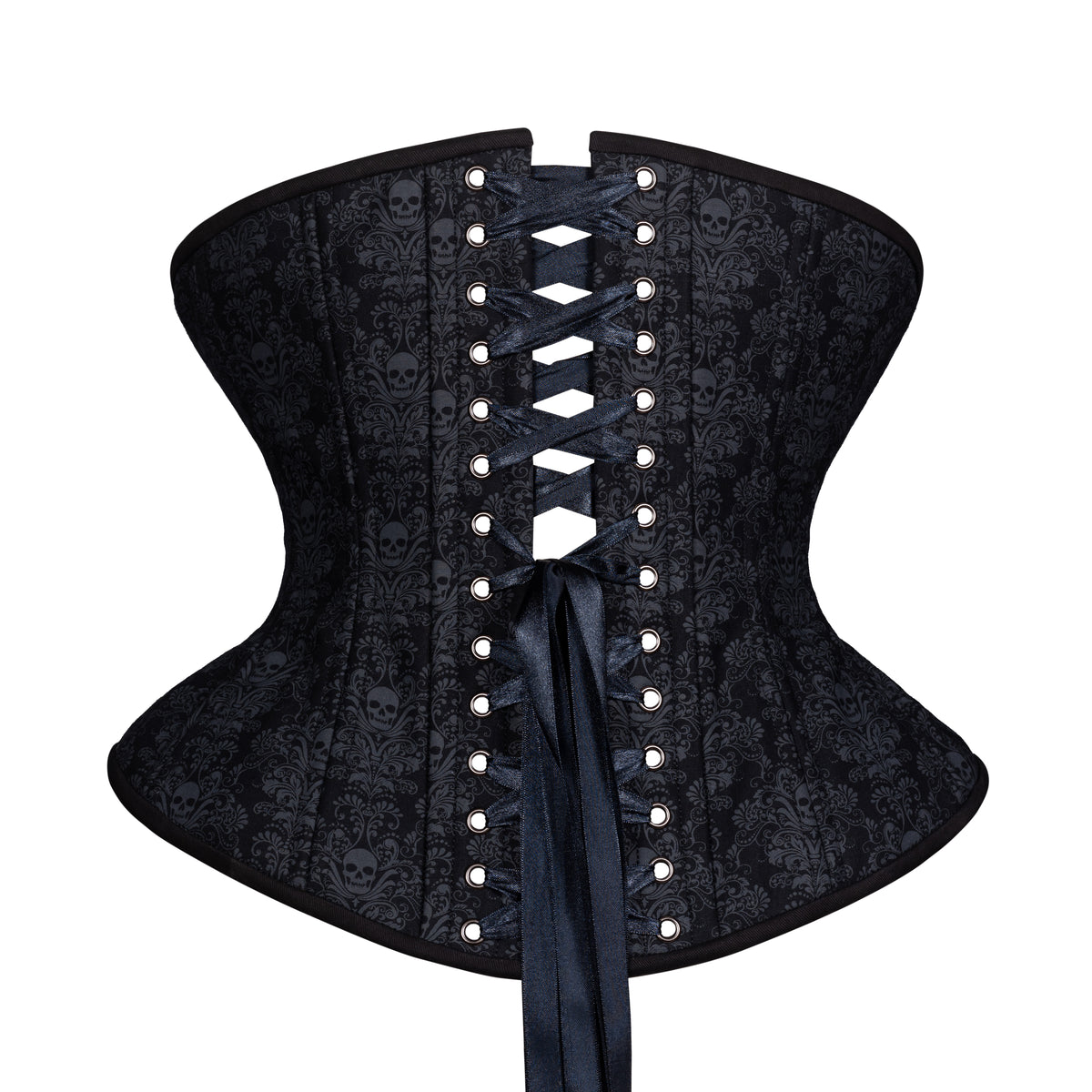 (UFR) Skull Demask Corset, Hourglass Silhouette, Funnel, Regular