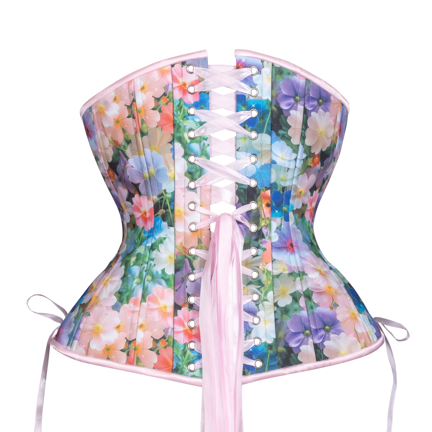 Impatiens Embrace Corset, Hourglass Silhouette, Long