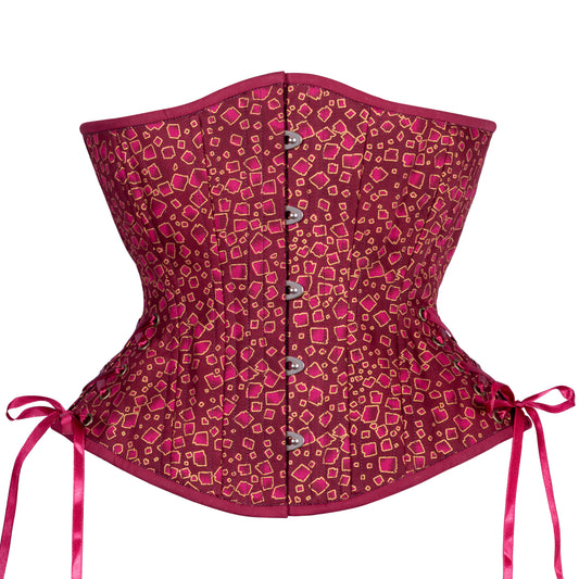 Imperfect Hearts Corset, Hourglass Silhouette, Regular W/Hip Ties