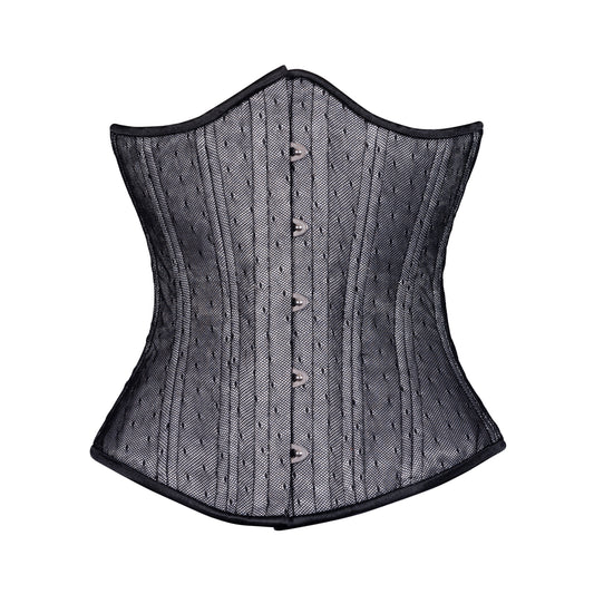 Dotted Veil Corset, Slim Silhouette, Regular