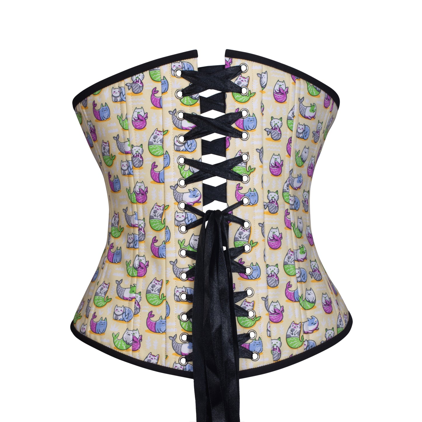 Playful Mercats Corset, Slim Silhouette, Regular
