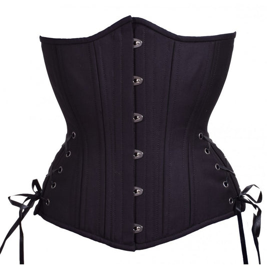 Black Cashmere Long Hourglass