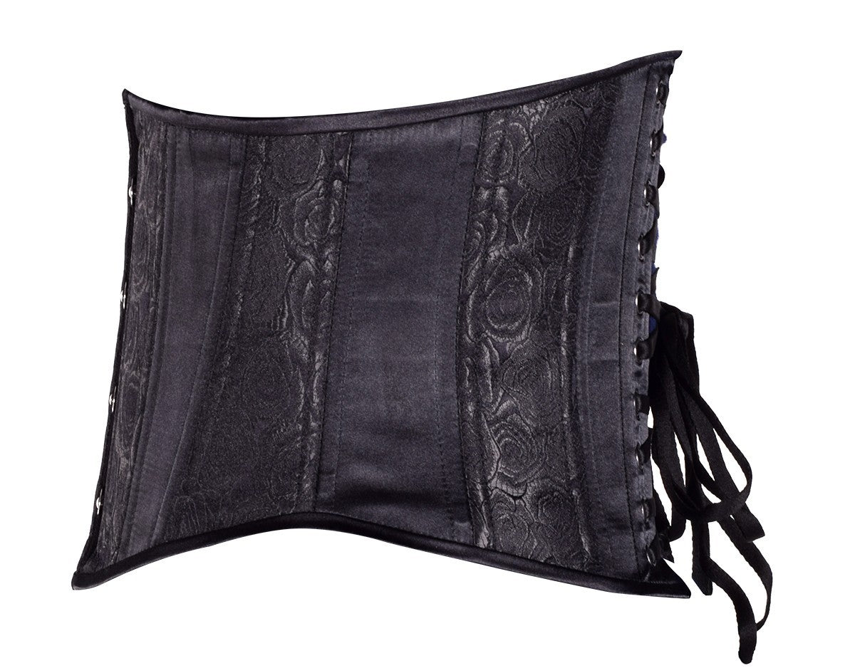 Black Floral Waist Cincher
