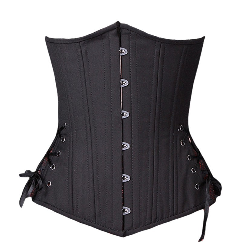 Black Cashmere Long Corset