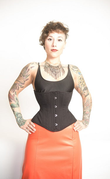 Products Black Cotton Corset, Libra Silhouette, Regular