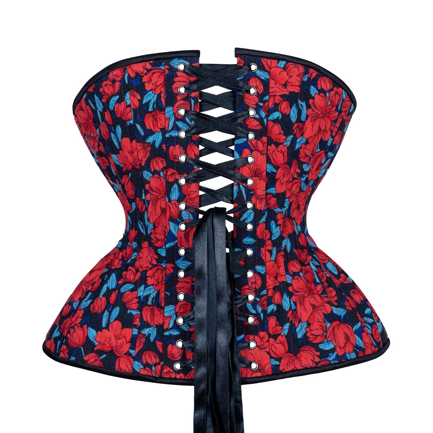 Tulips in Bloom Straight Corset, Gemini Silhouette, Long