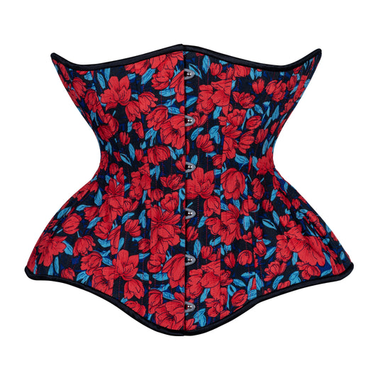 Tulips in Bloom Straight Corset, Gemini Silhouette, Long