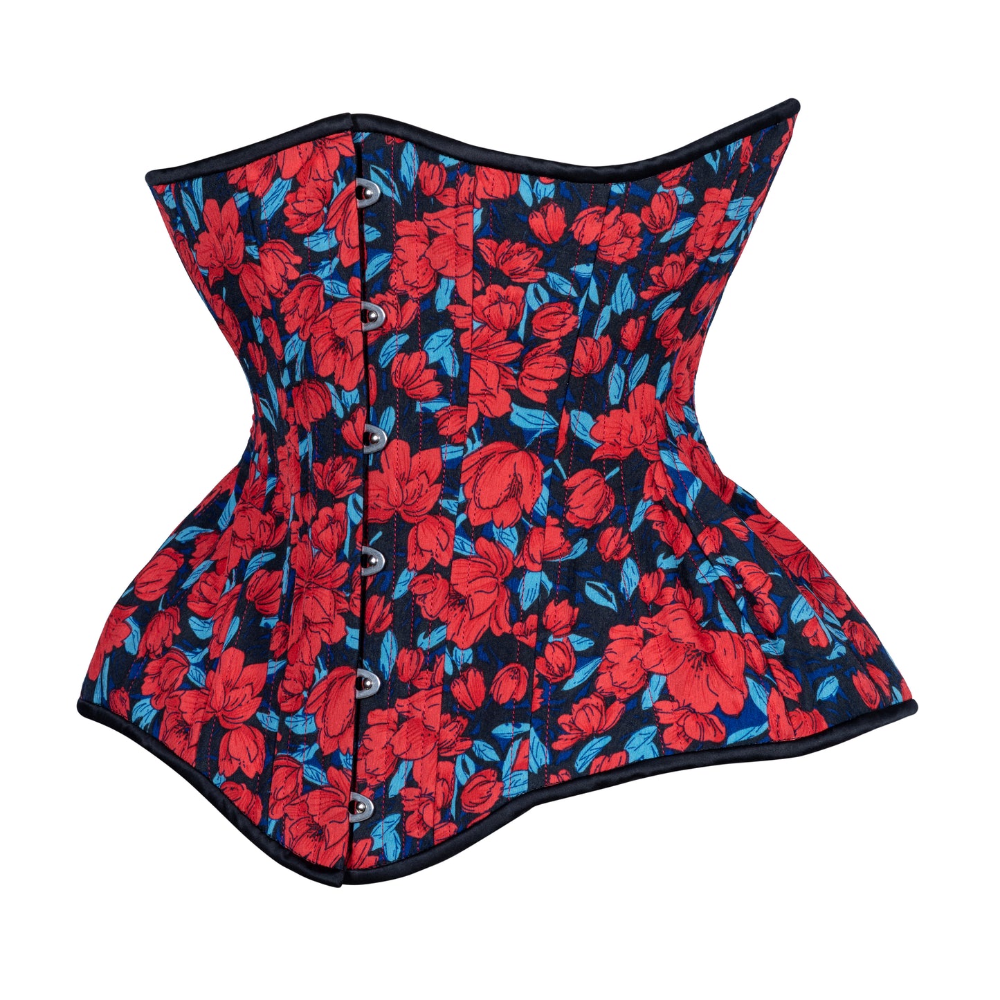 Tulips in Bloom Straight Corset, Gemini Silhouette, Long