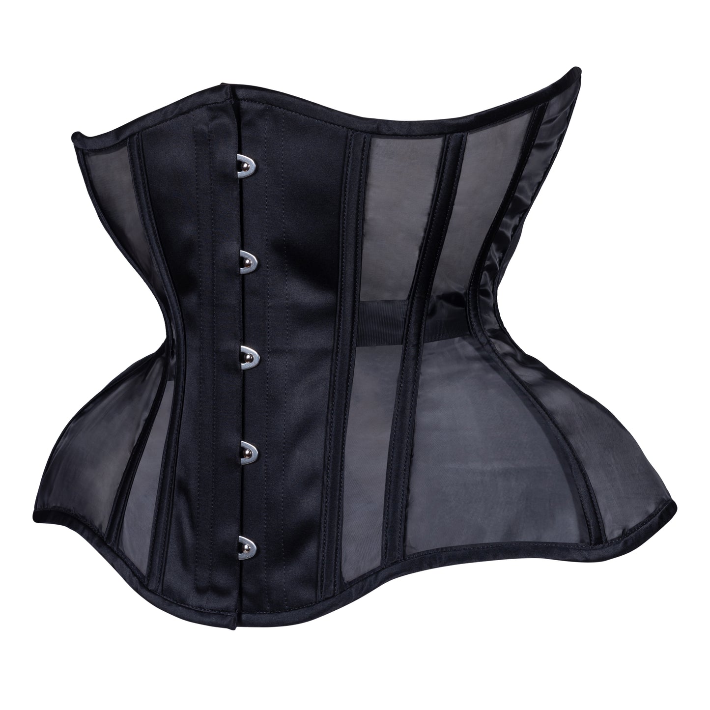 Fine Mesh Straight Corset, Gemini Silhouette, Regular
