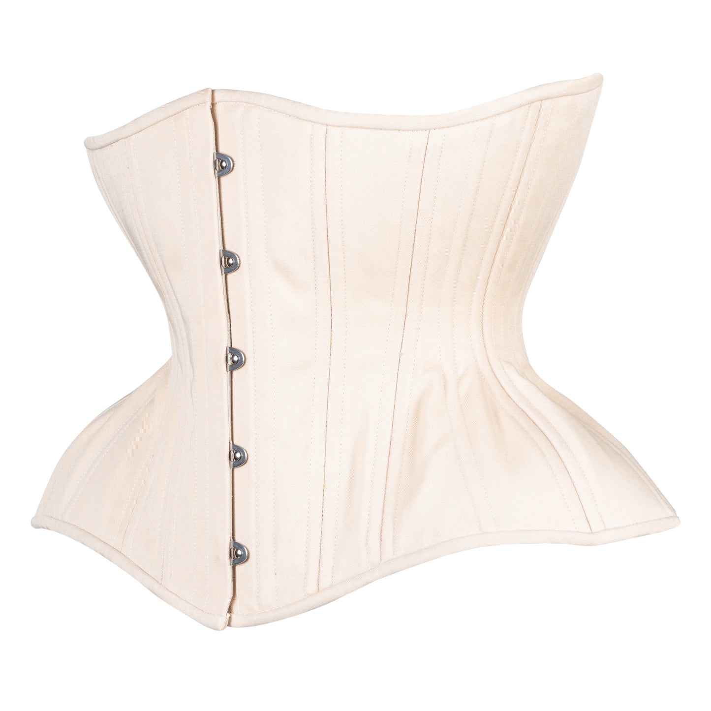 Beige Cotton Straight Corset, Gemini Silhouette, Regular