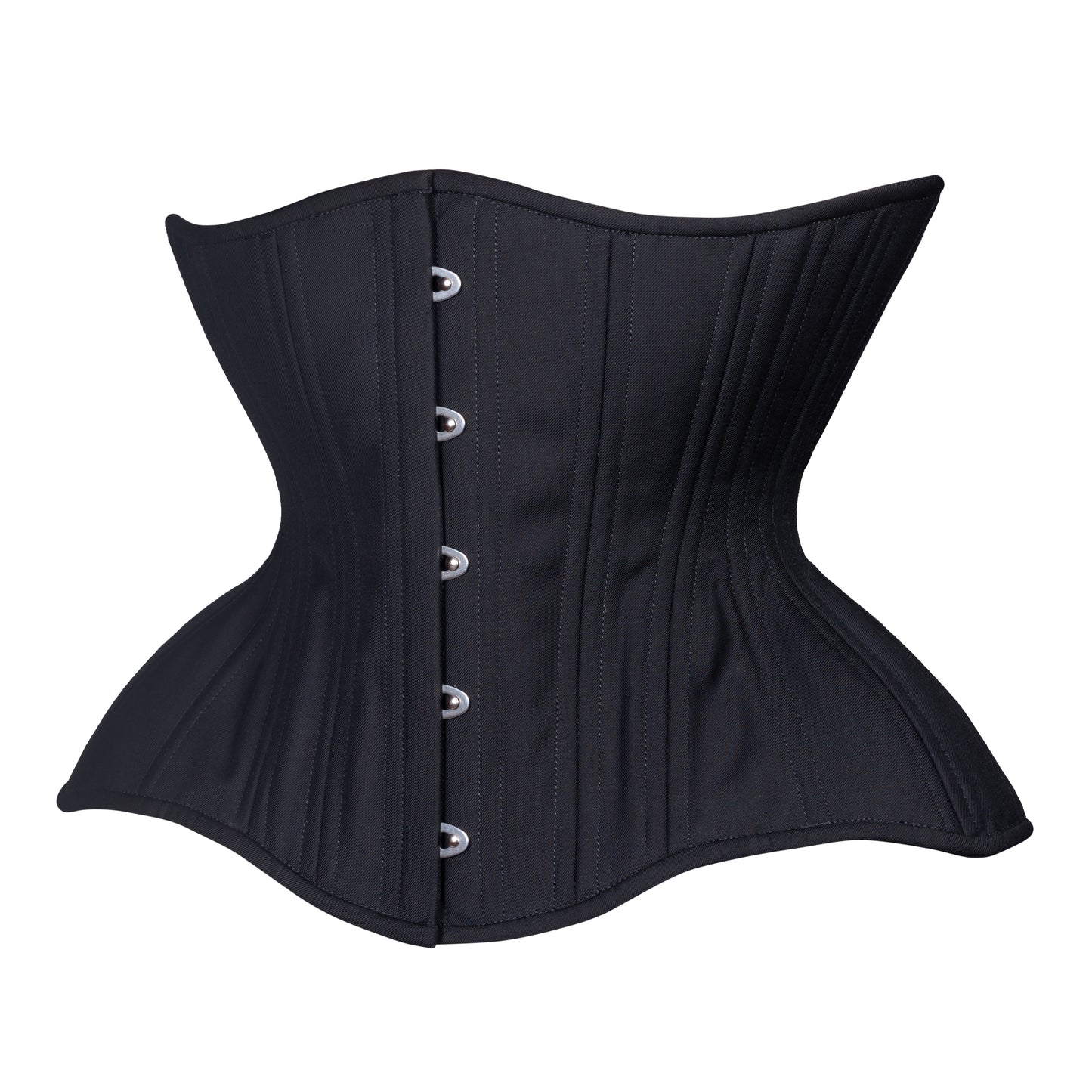 Black Straight Corset, Gemini Silhouette, Regular