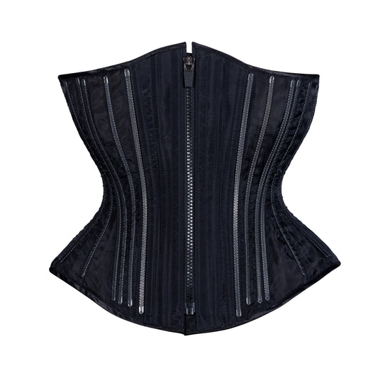 Black Fine Mesh No Line Corset