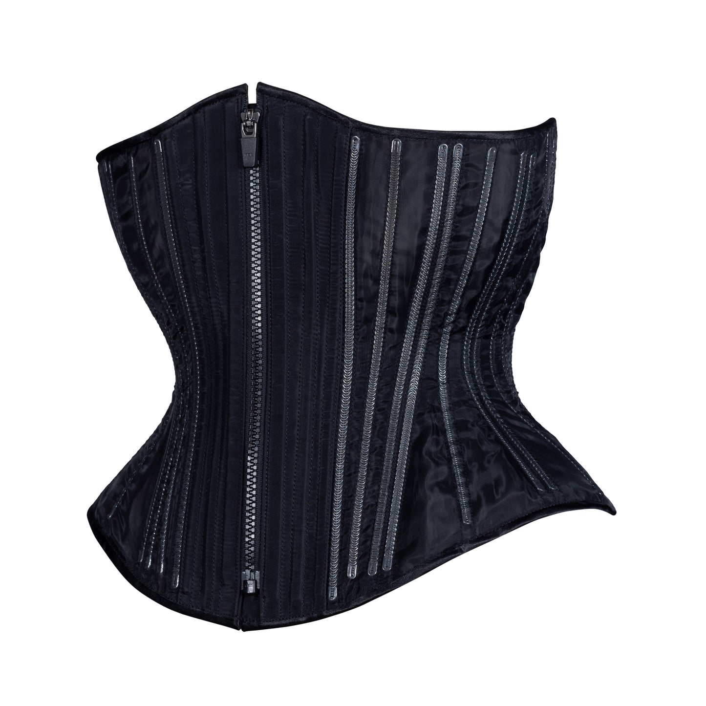 Black Fine Mesh No Line Corset
