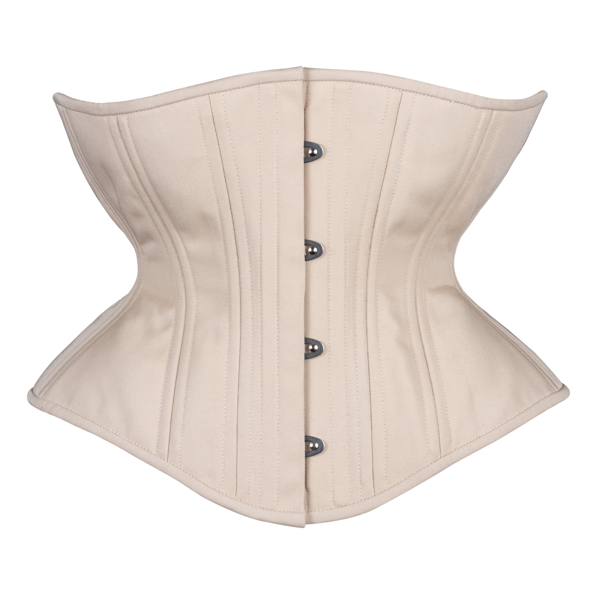 Beige Cotton Corset, Libra Silhouette, Regular