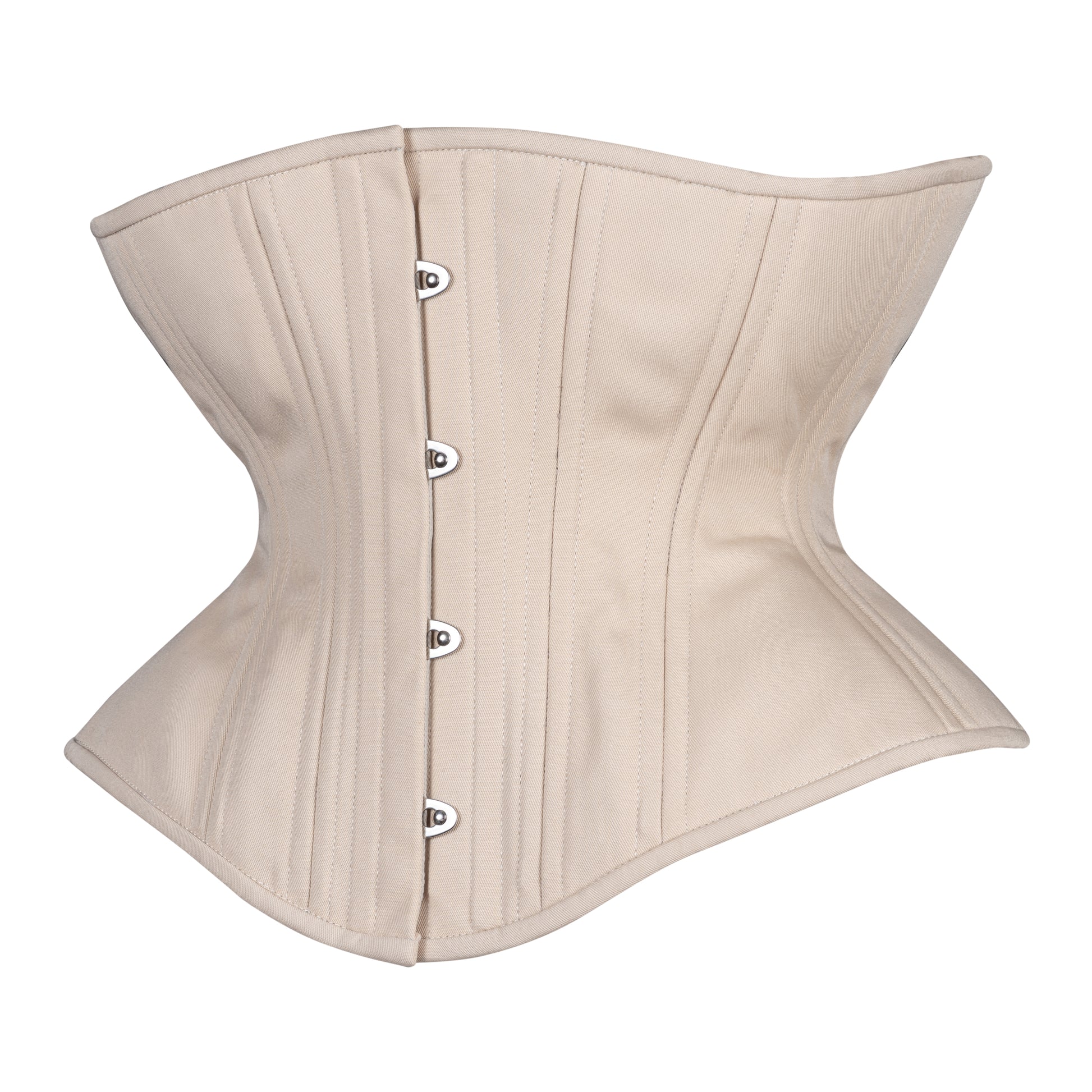 Beige Cotton Corset, Libra Silhouette, Regular