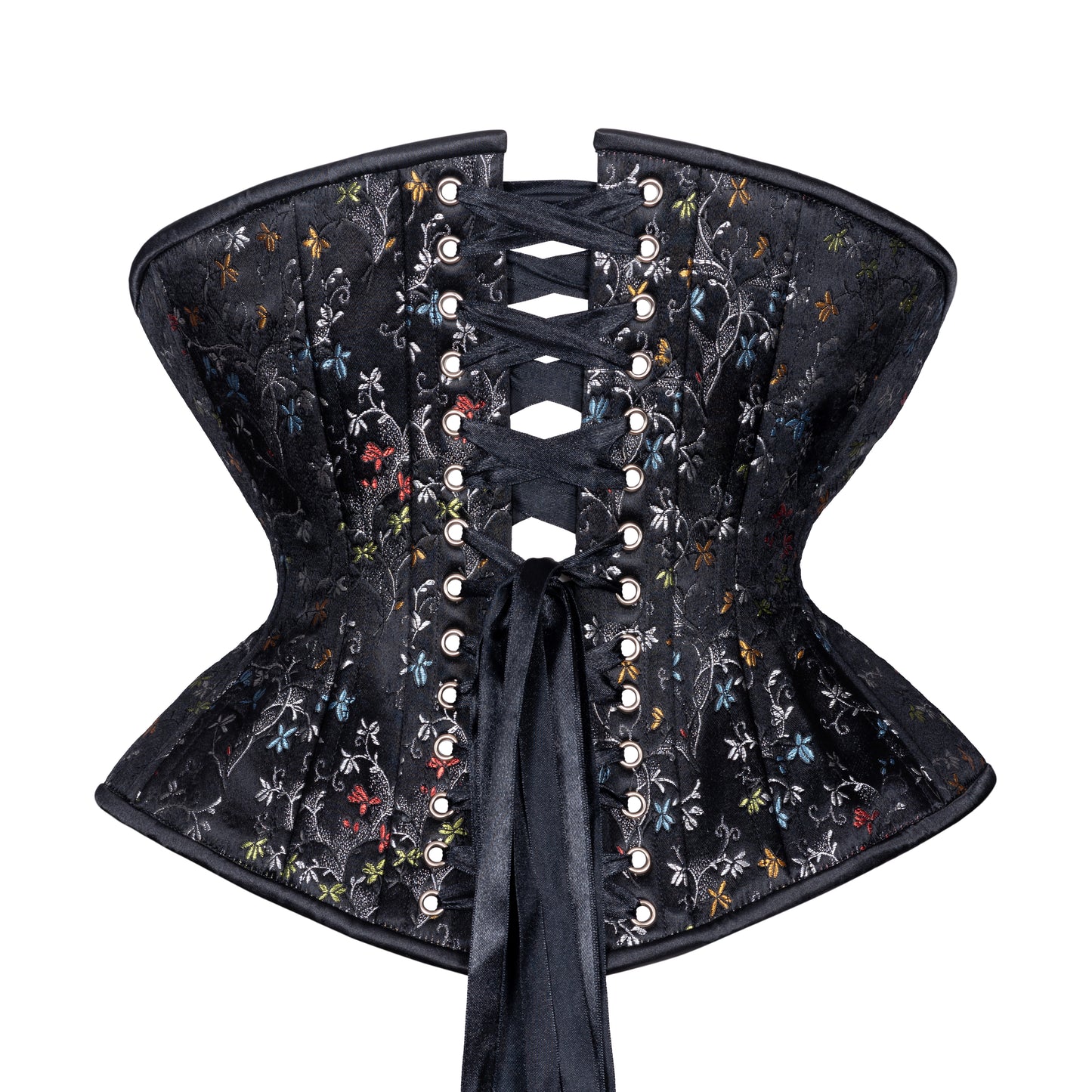 Chinese Silk Flowers Corset, Libra Silhouette, Regular