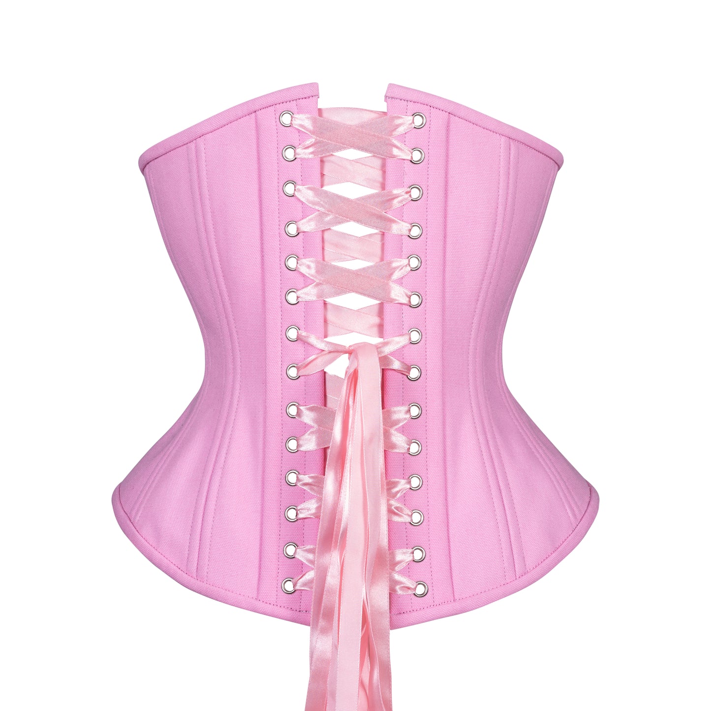 Pink - bubblegum - pastel - corsetry - corset - waist training - lucy's corsetry - underbust - novice