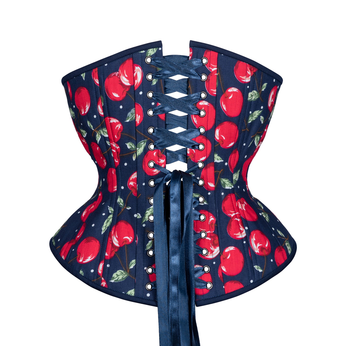 Cherry Pie at Midnight Novice Corset, Hourglass Silhouette, Regular