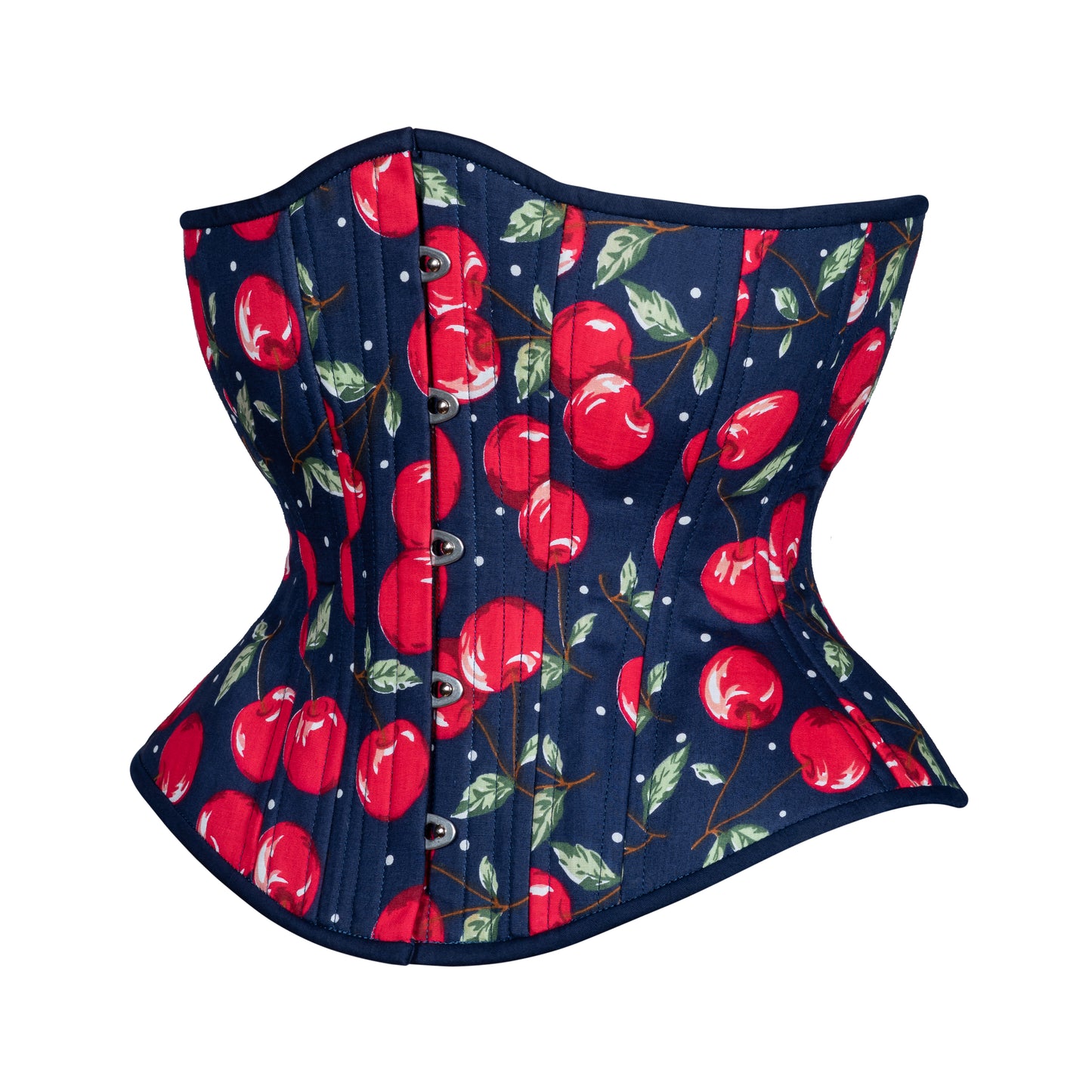 Cherry Pie at Midnight Novice Corset, Hourglass Silhouette, Regular