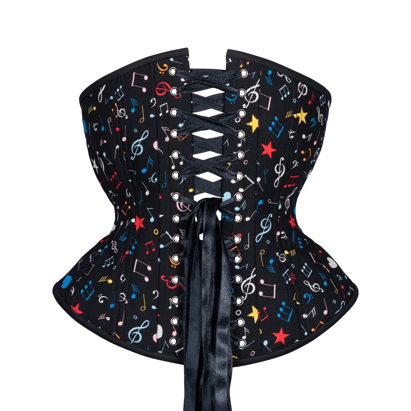 Musical Notes Novice Corset, Hourglass Silhouette, Regular