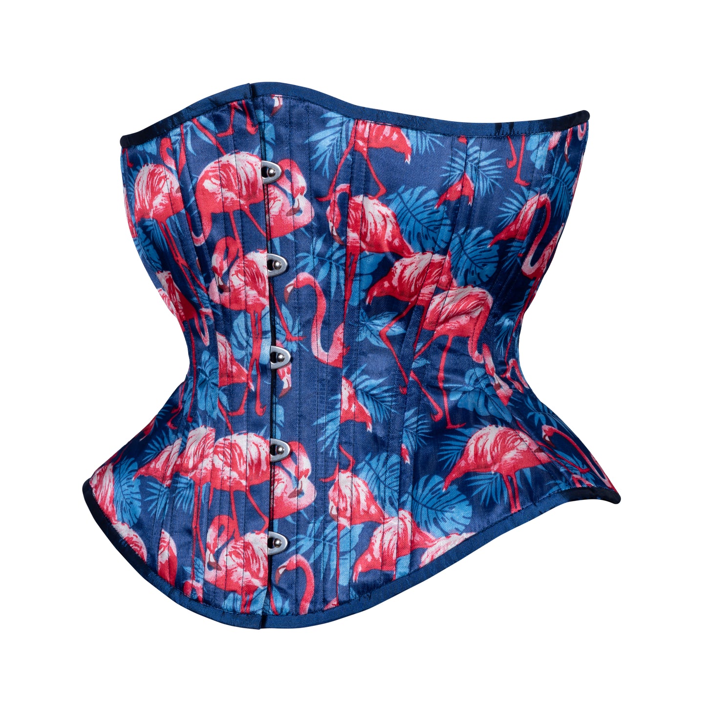 Pink Flamingos Novice Corset, Hourglass Silhouette, Regular