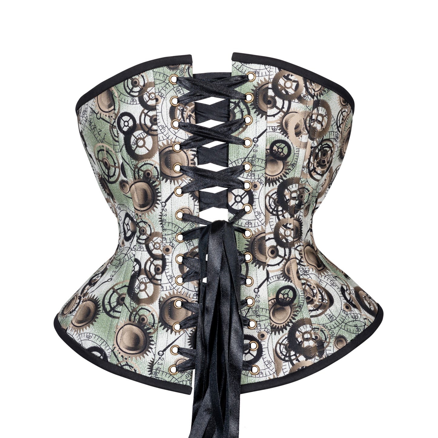 Compass and Gears Novice Corset, Hourglass Silhouette, Regular