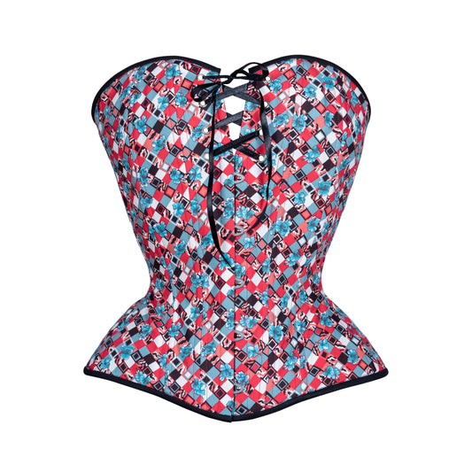 Tic Tac Violets, Overbust Corset, Hourglass Silhouette, NEW