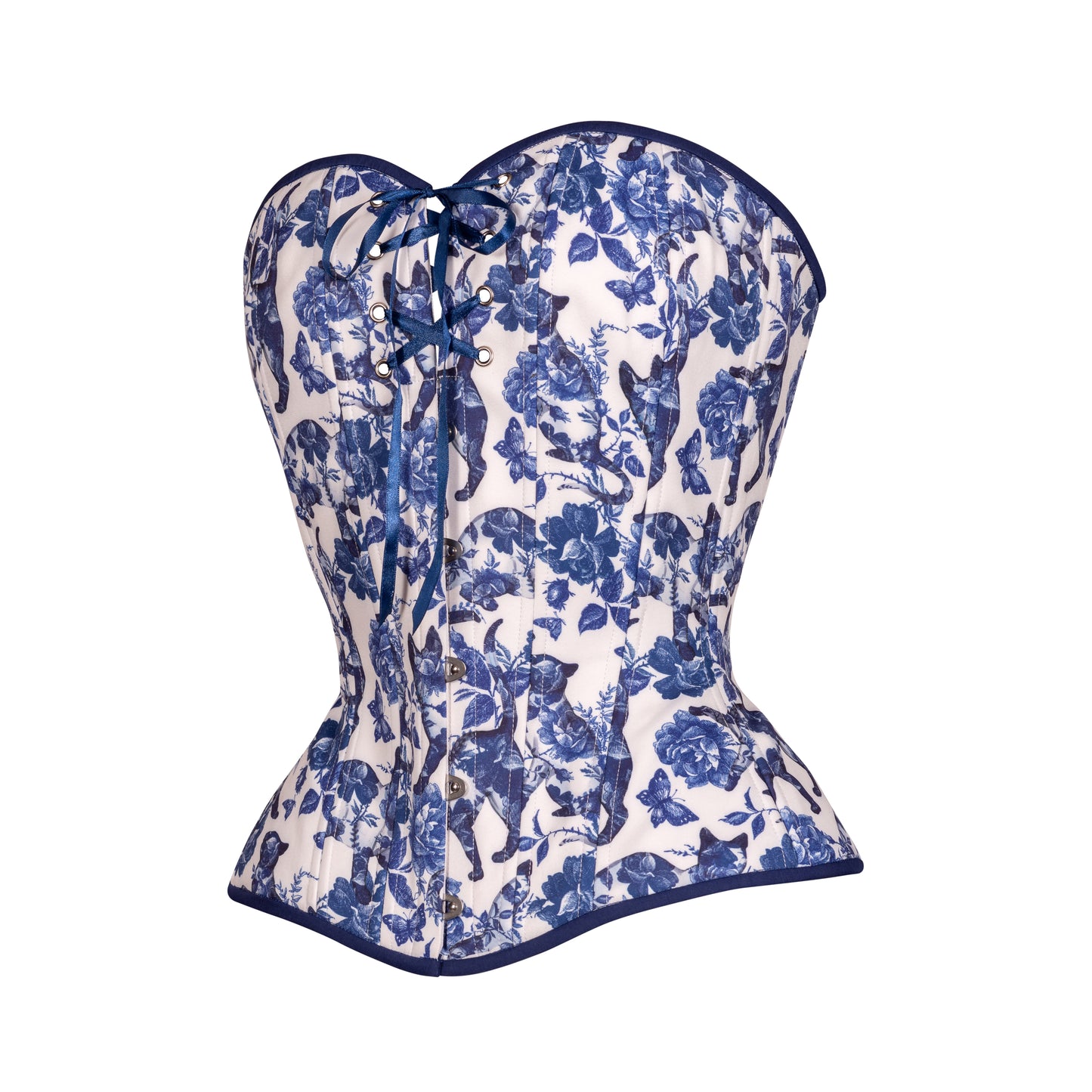 Chat du Jouy Overbust Corset, Hourglass Silhouette, Regular