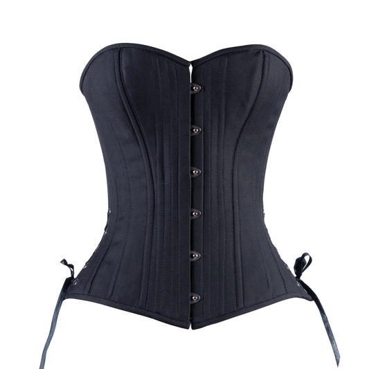 Black Cashmere Overbust Corset