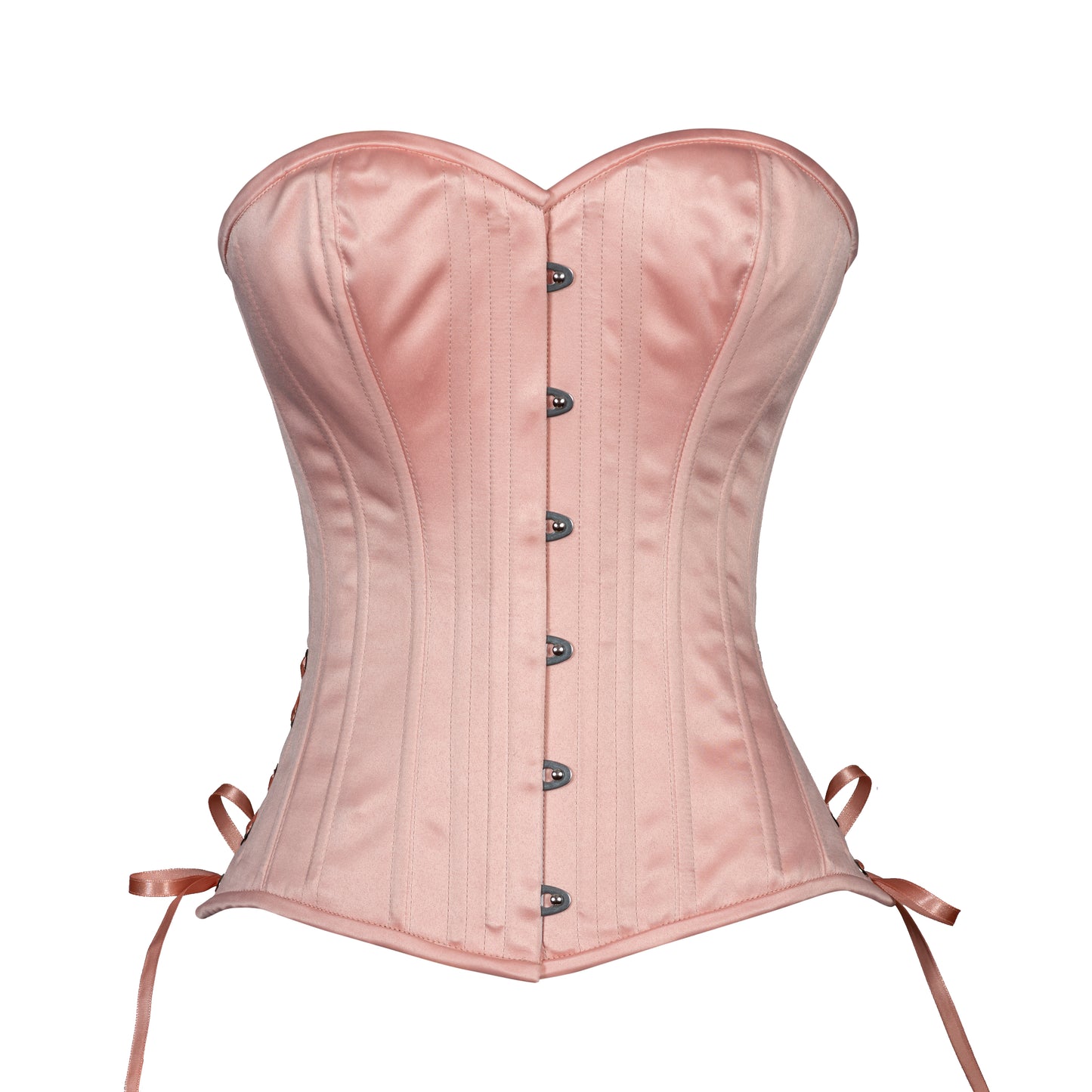 Peachy Peach Satin Overbust, Slim Silhouette, Regular** PHOTO SAMPLE, ONLY SIZE 22M IS AVAILABLE