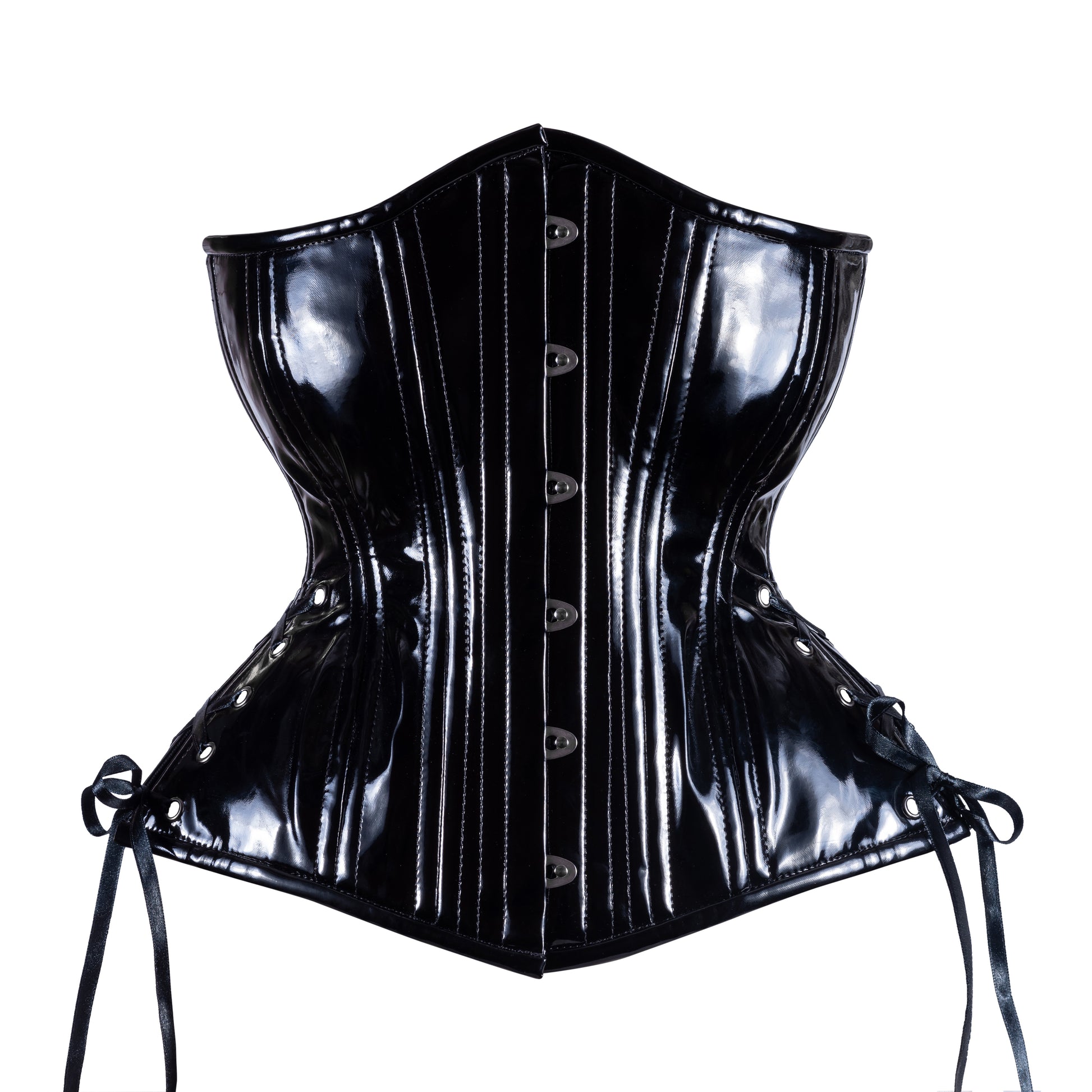 Black Vinyl Corset,