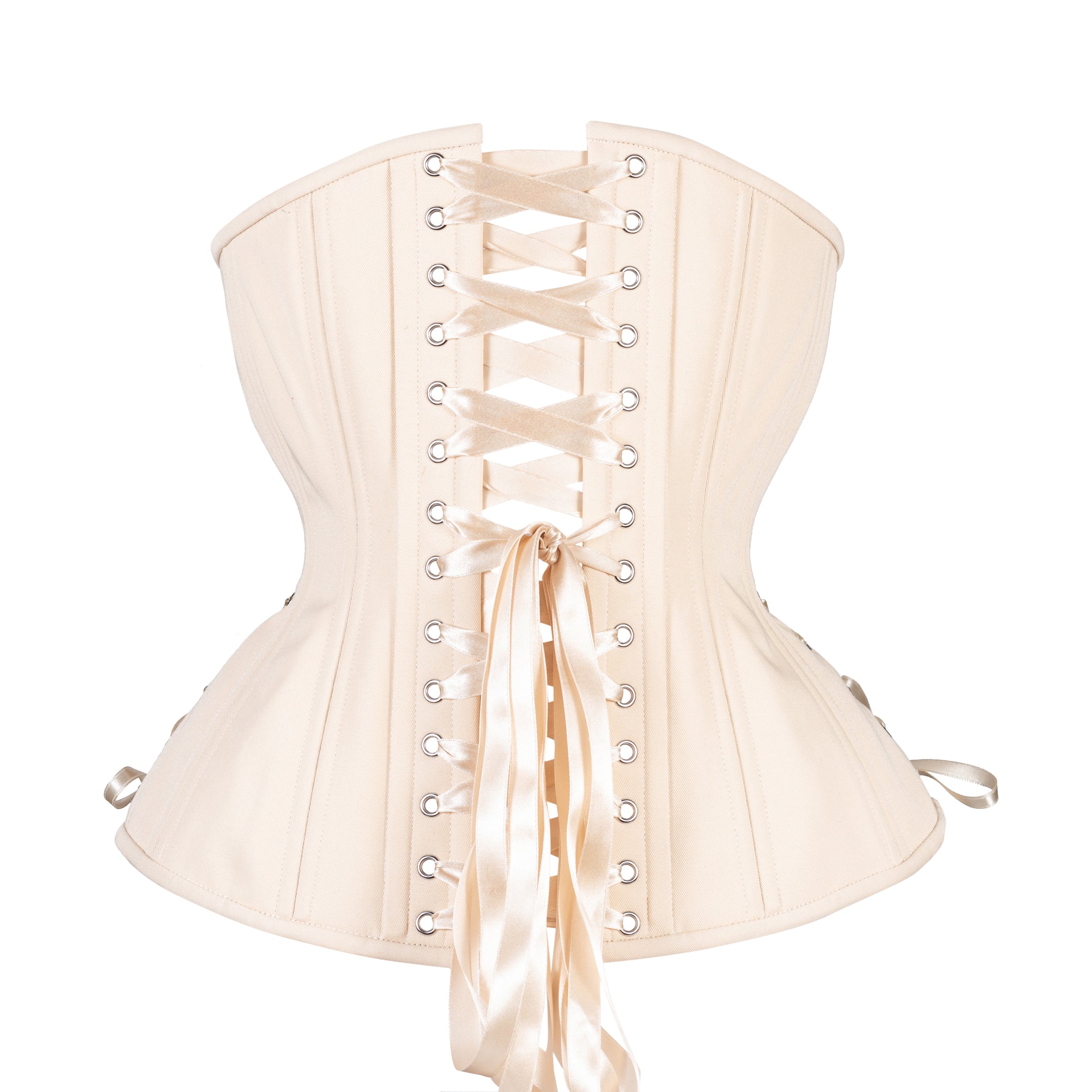 Beige Cotton Corset