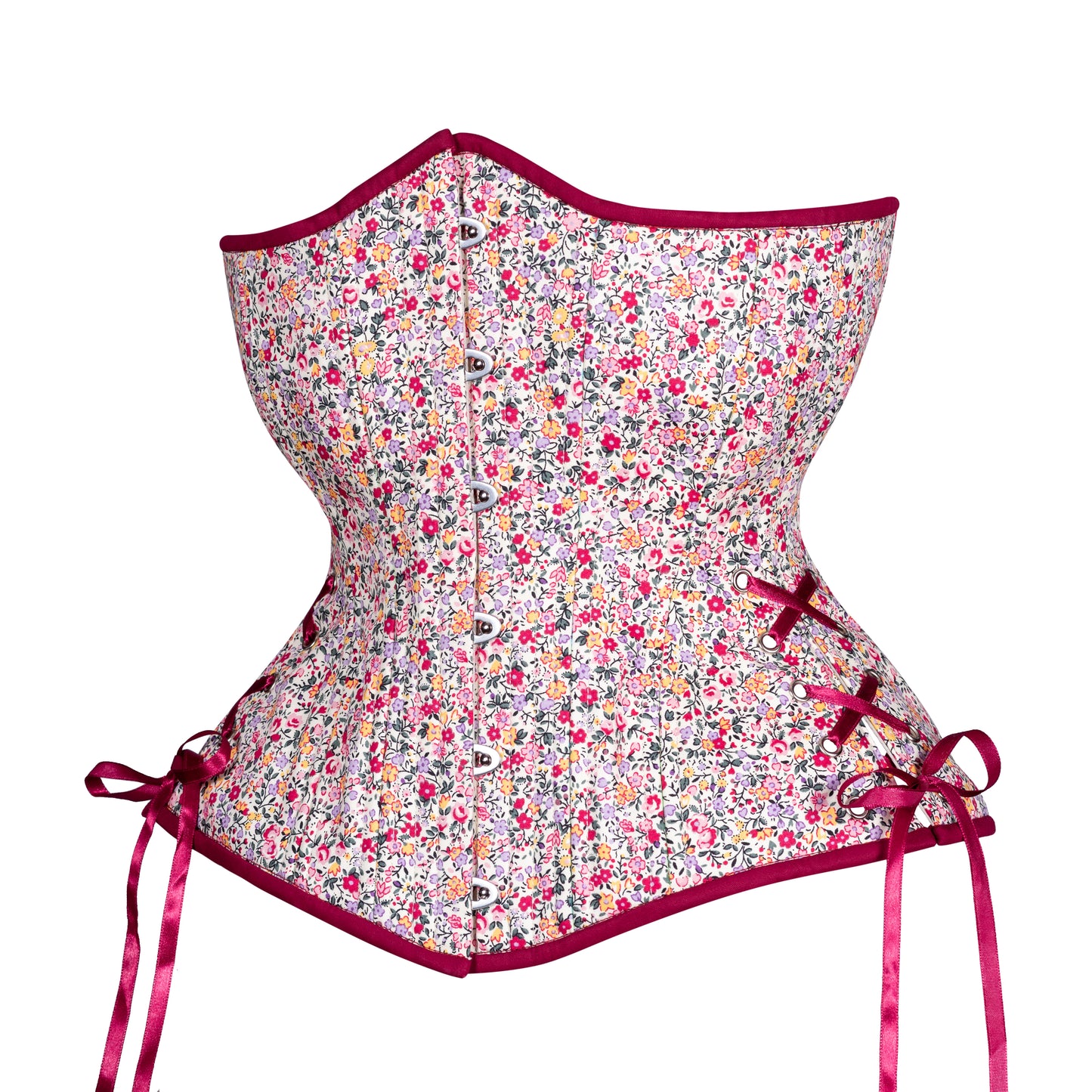 Spring Garden Corset, Hourglass Silhouette, Long