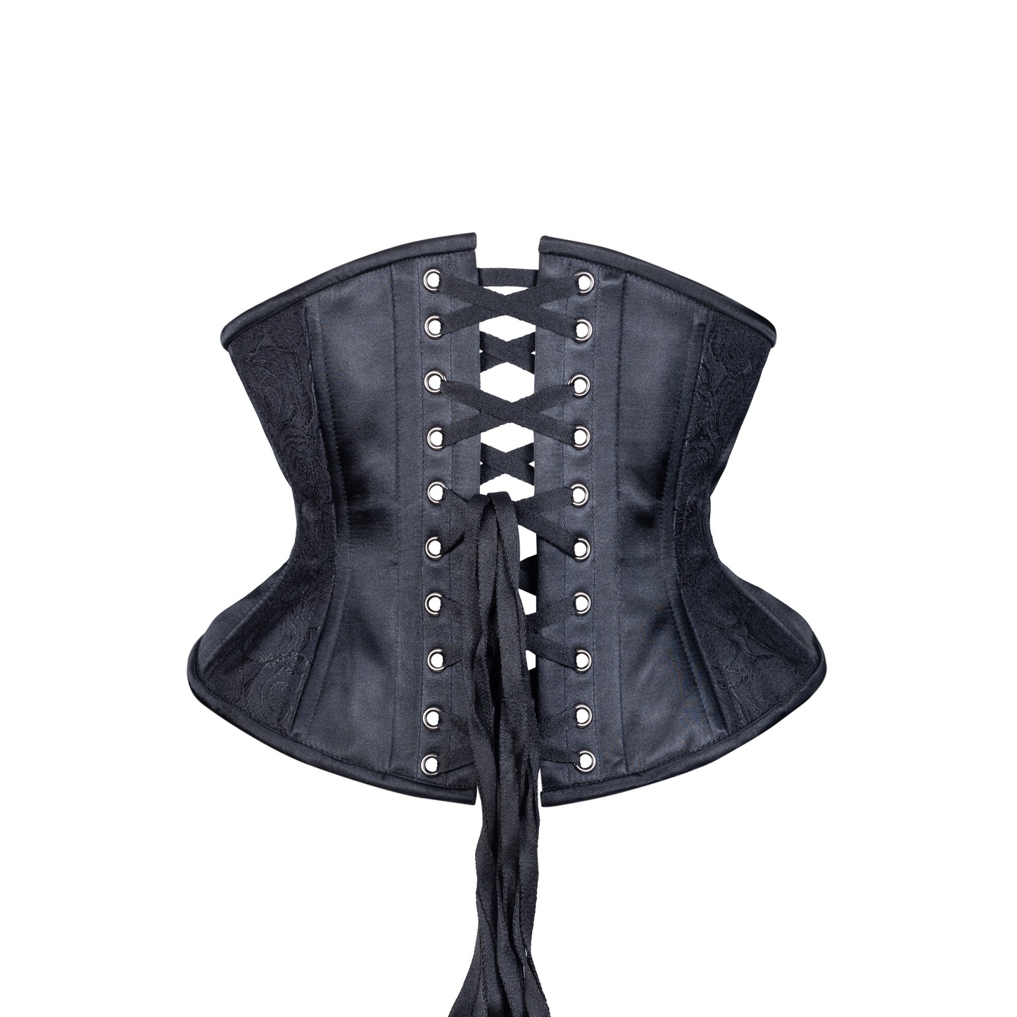 Black Waspie Underbust Bustier Cincher