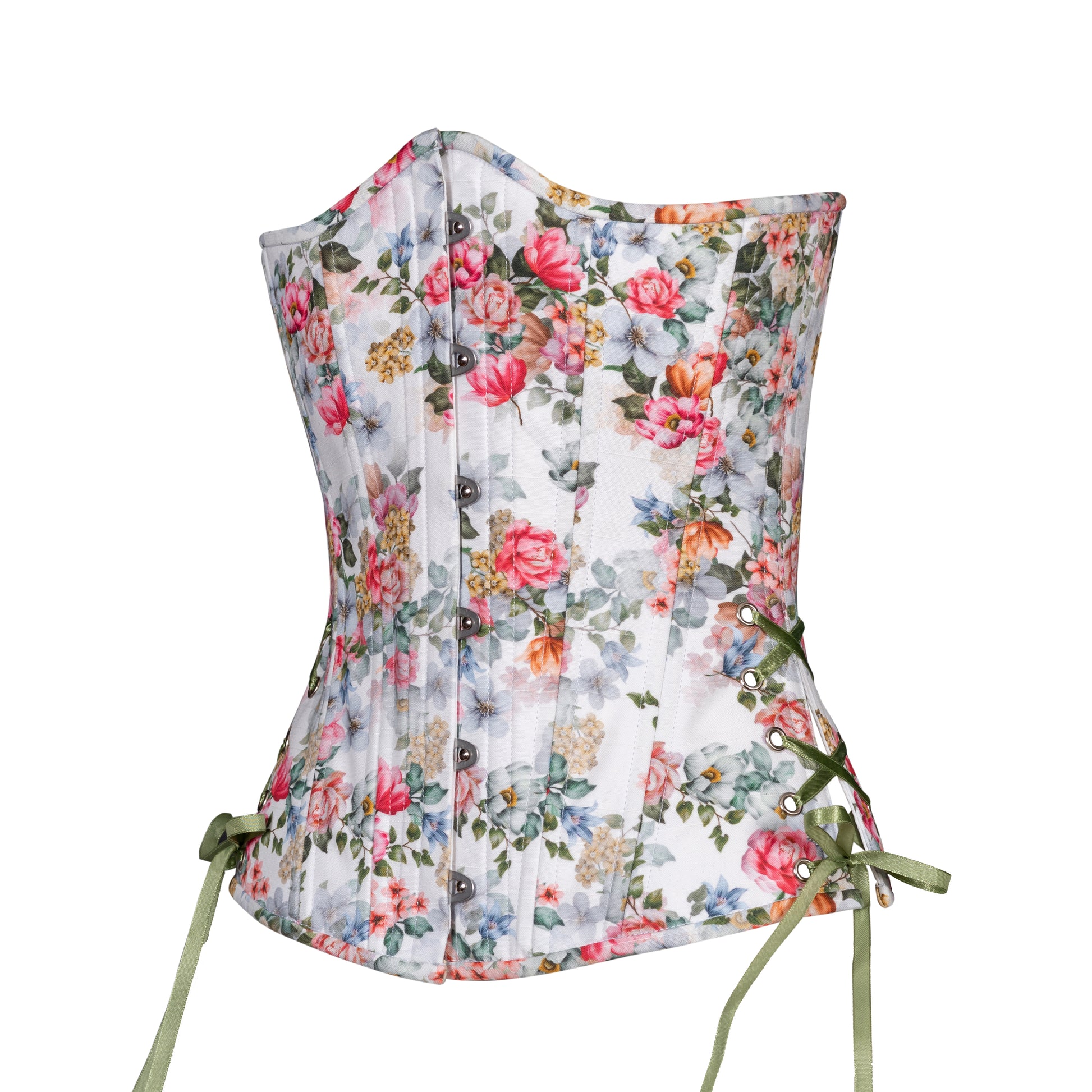 Floral Sweetness Corset, Slim Silhouette, Long
