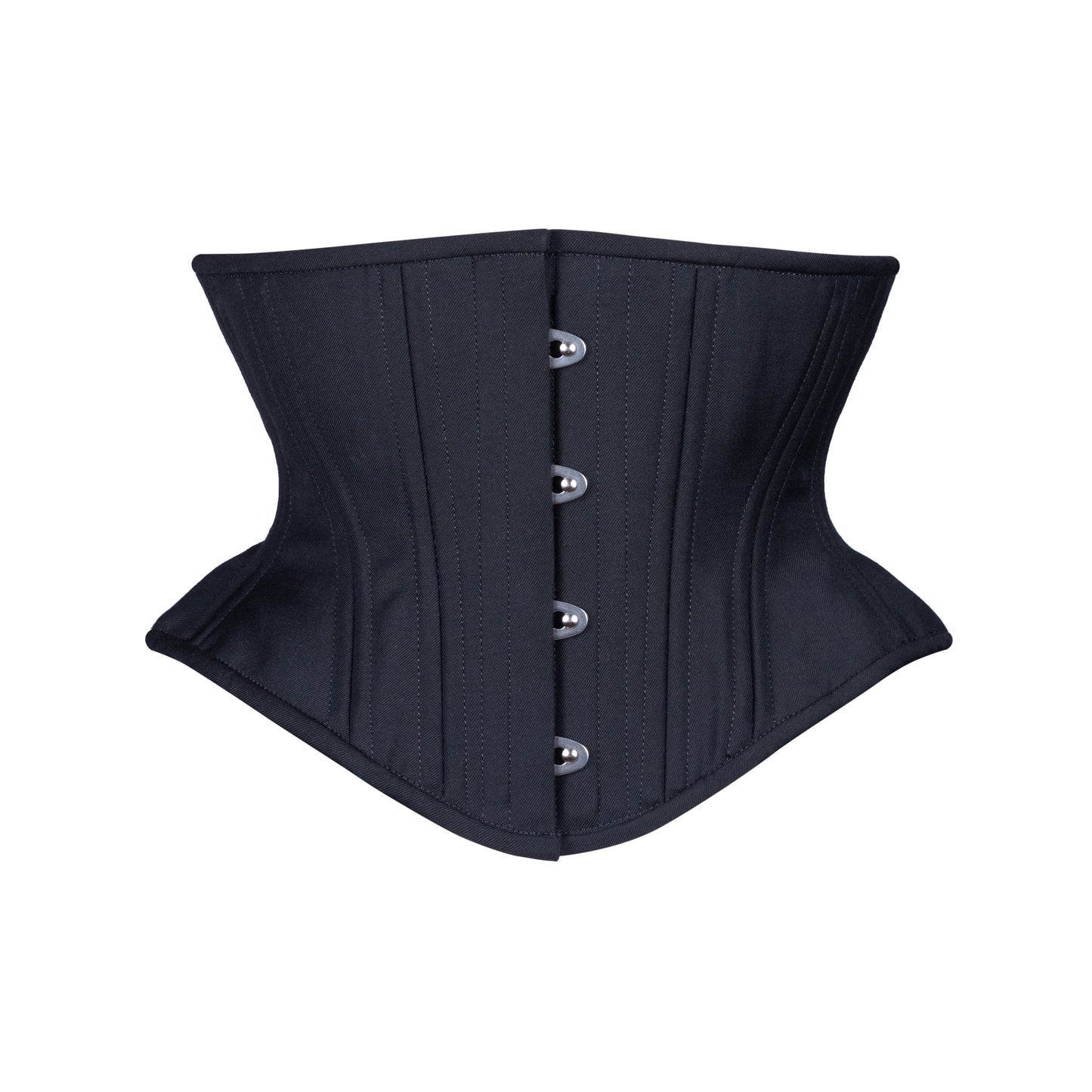 Black Cashmere Corset / Waspie / Waist cincher