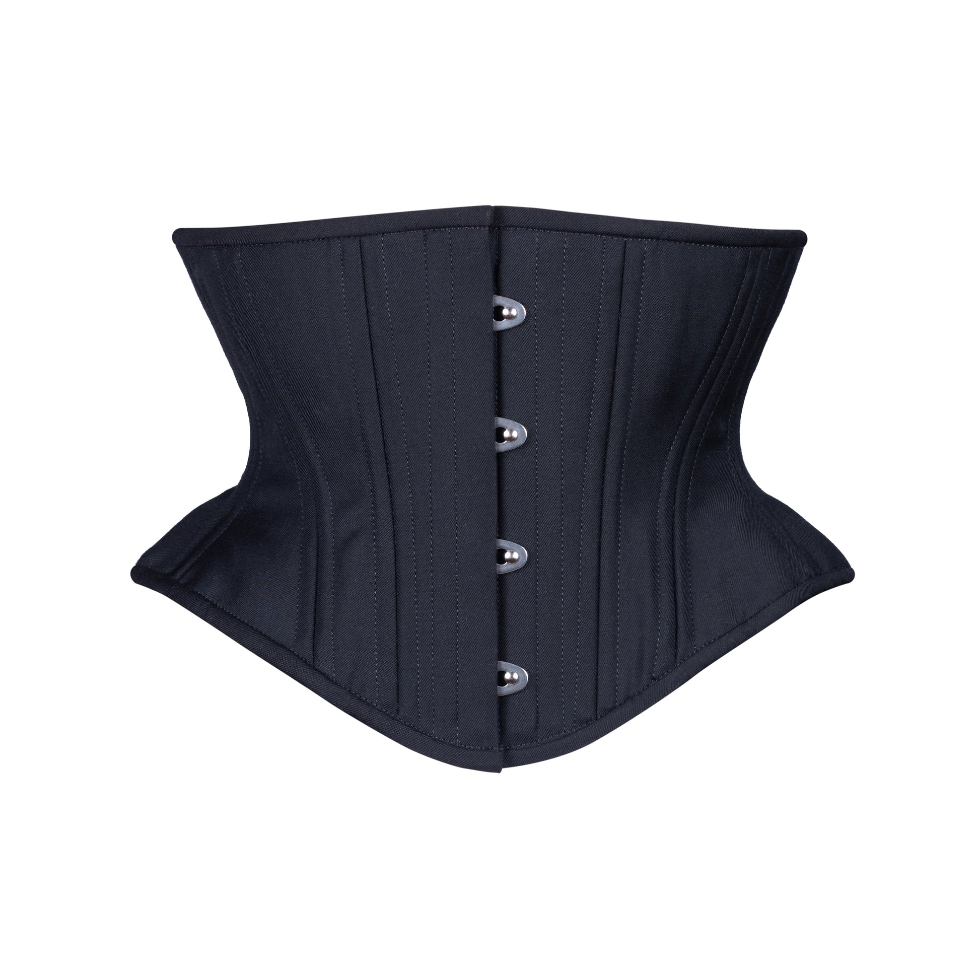 Black Cashmere Corset / Waspie / Waist cincher