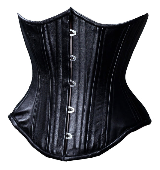 Black Leather Corset