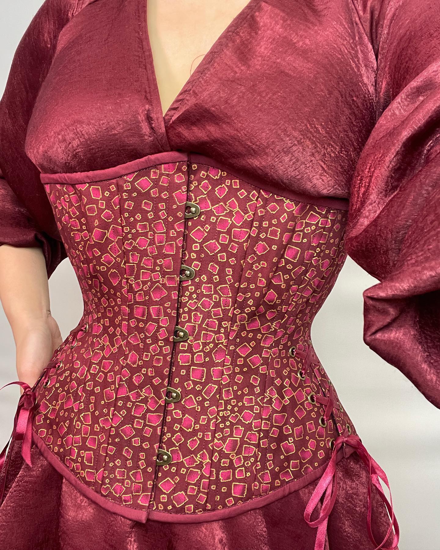 Imperfect Hearts Corset, Hourglass Silhouette, Long