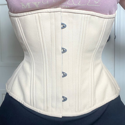 Beige Cotton Libby Corset (Libra Gentle Silhouette, Regular)